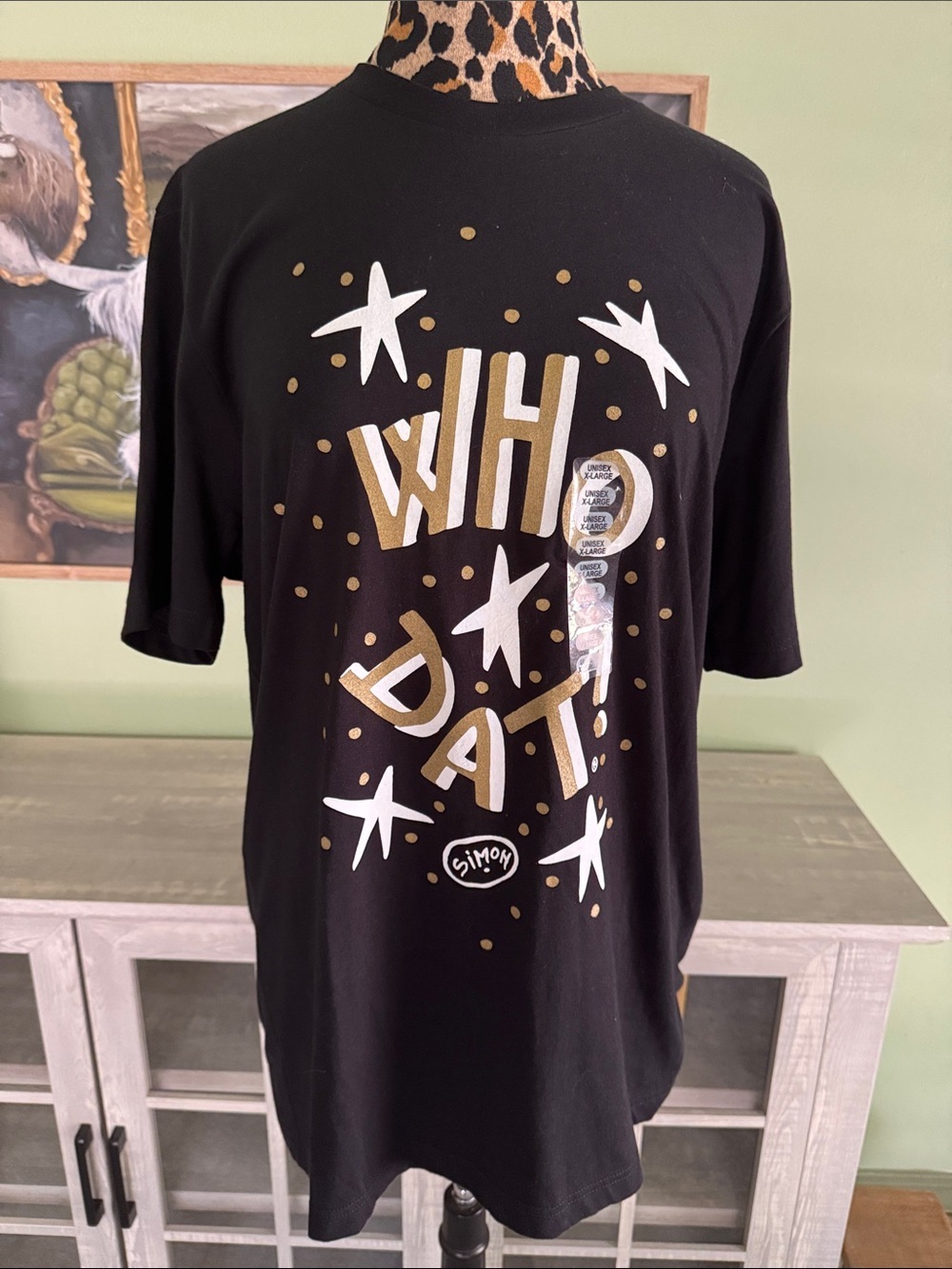 Who Dat? Tee with Stars